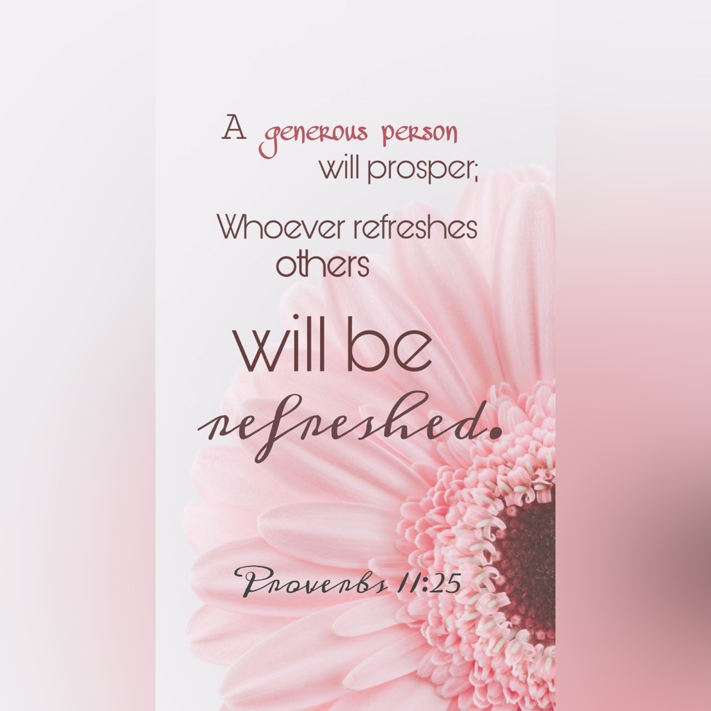 Proverbs 11:25